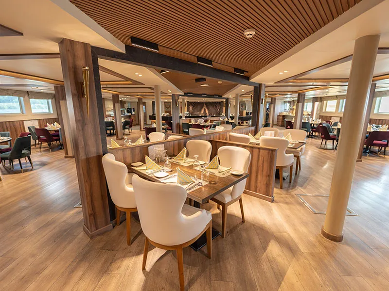 Restaurant aboard the Royal Signature Nile Cruise Nile cruise